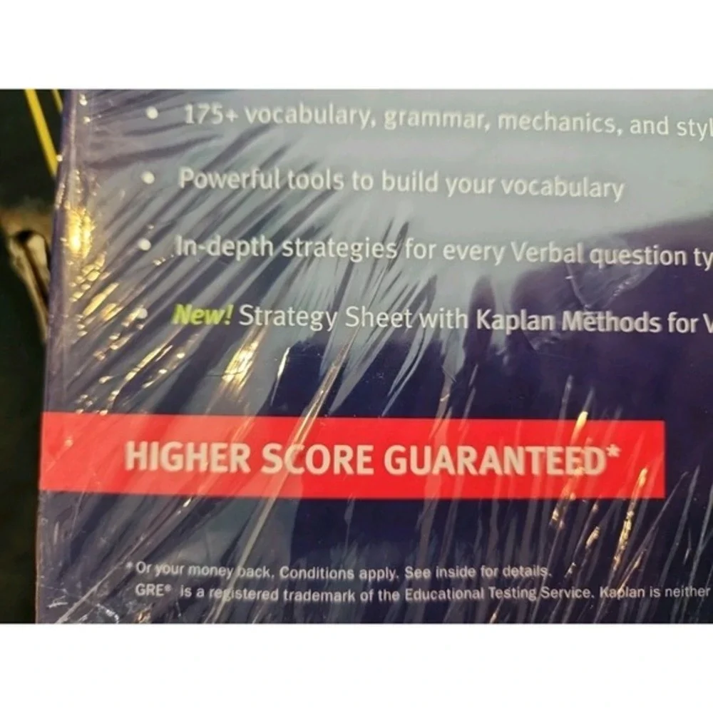 GRE‎ Verbal Workbook (Kaplan Test Prep) Ninth Edition New Sealed